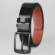 Genuine Leather for Men'S High Quality Buckle Jeans Cowskin Casual Belts Busines