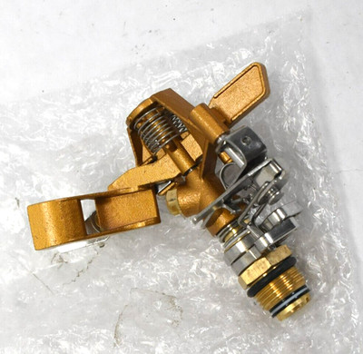 Abedoex Brass Impact Sprinkler Head Full 360 Rotation Adjustable Heavy Duty