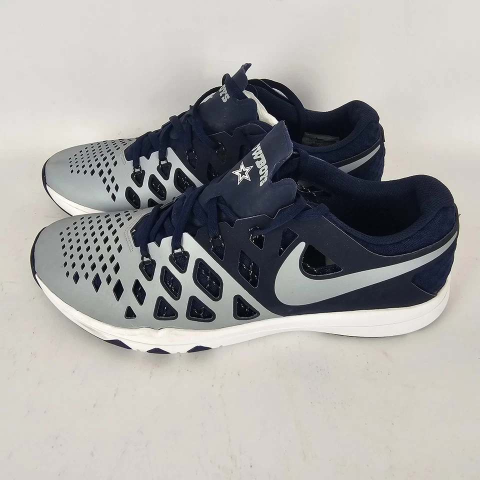 Nike Train Speed 4 AMP Azul/Plateado Dallas Vaqueros Zapatos Para Hombre Talla 12 Foto 2 de 4