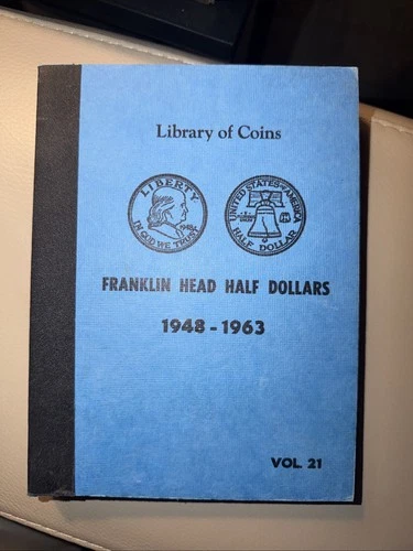 FRANKLIN LIBERTY BELL HALF DOLLAR BOOK SET COMPLETE ALL AU BRILLIANT 35 COINS