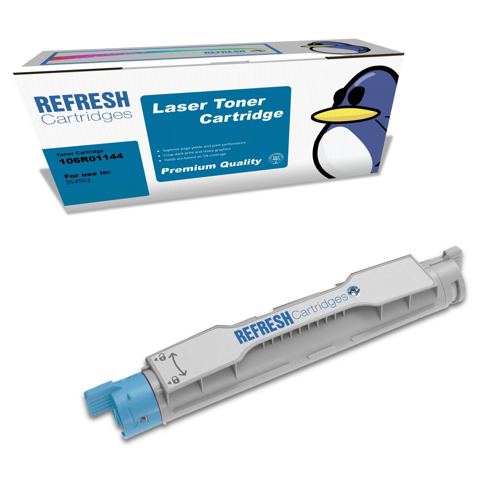 Refresh Cartridges Black 106R01144 Toner Compatible With Xerox Printers