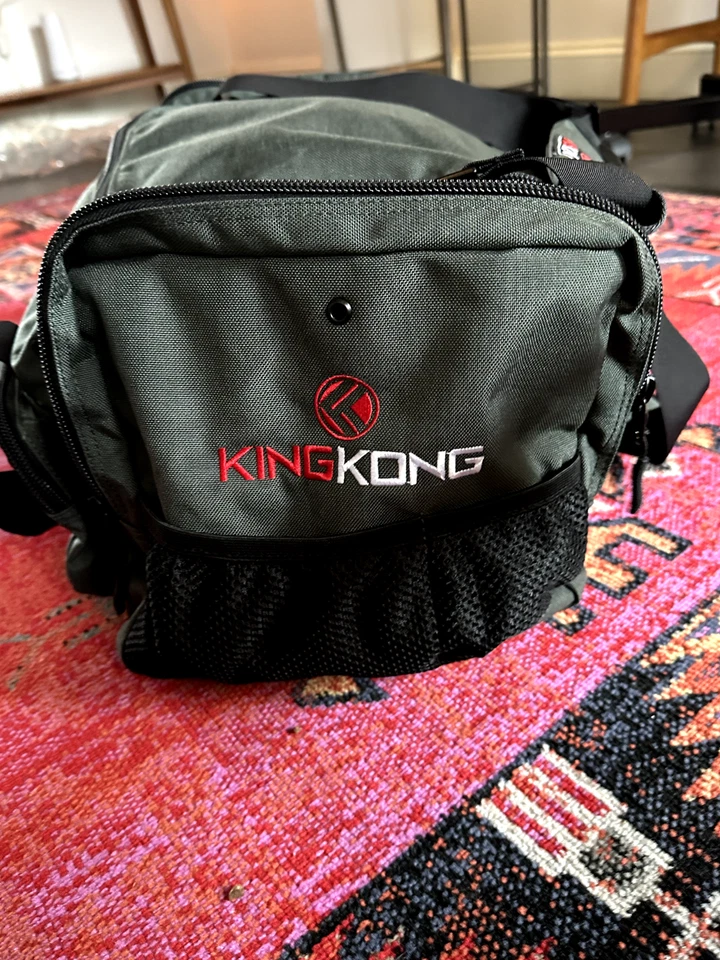 Bolsa de lona King Kong KNKG CORE. Bolsa de gimnasio verde 20x10x11 Foto 4 de 4