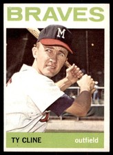 1964 Topps Ty Cline  C Milwaukee Braves #171 NM