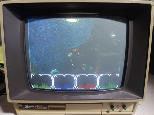 Vintage 1984 Zenith ZVM-131 Monitor 13 Zoll Color CRT, DB-25, Composite - Bild 2 von 22