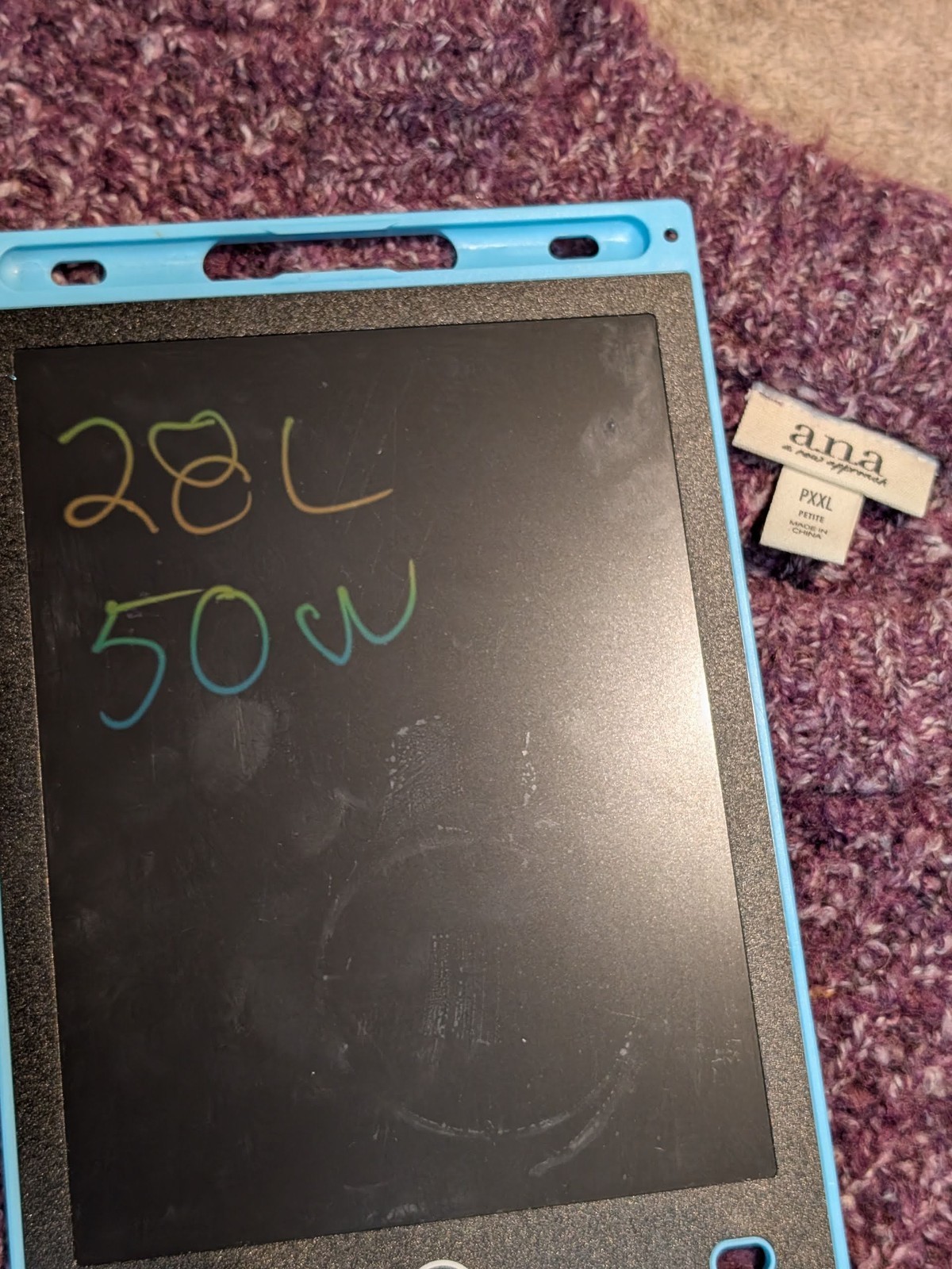 A.N.A Women's Petite 2XL Sangria Soft Knit Long Sleeve Pullover Sweater NWT $38