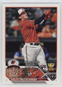 2023 Topps Update Rookie Debut Adley Rutschman #US180 Rookie RC