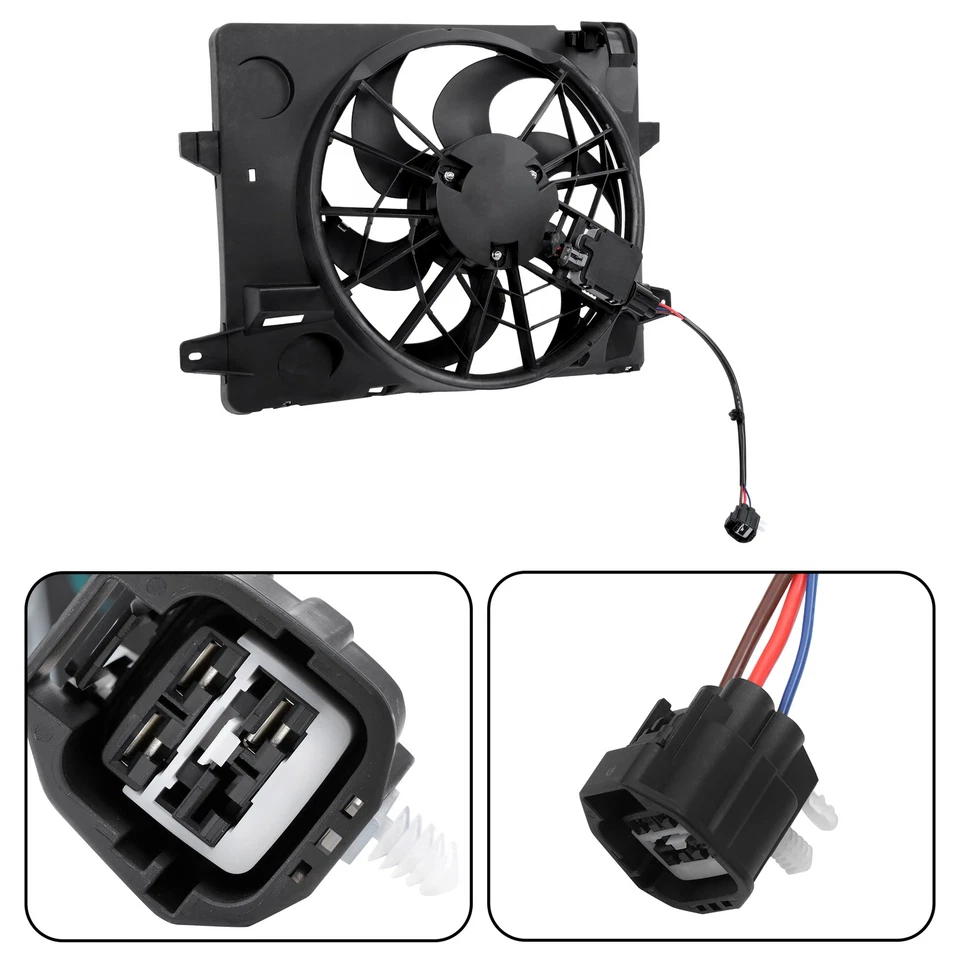 Ventilador de refrigeración del radiador 620120 para Lincoln Town Car Mercury Grand Marquis 2003-2005 Foto 4 de 4