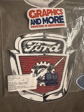 Ford Logo Large Sticker Pack 6 Piece Official Licensed Decals Vintage Style Ford Logo Large Sticker Pack 6 Piece Official Licensed Decals Vintage Style