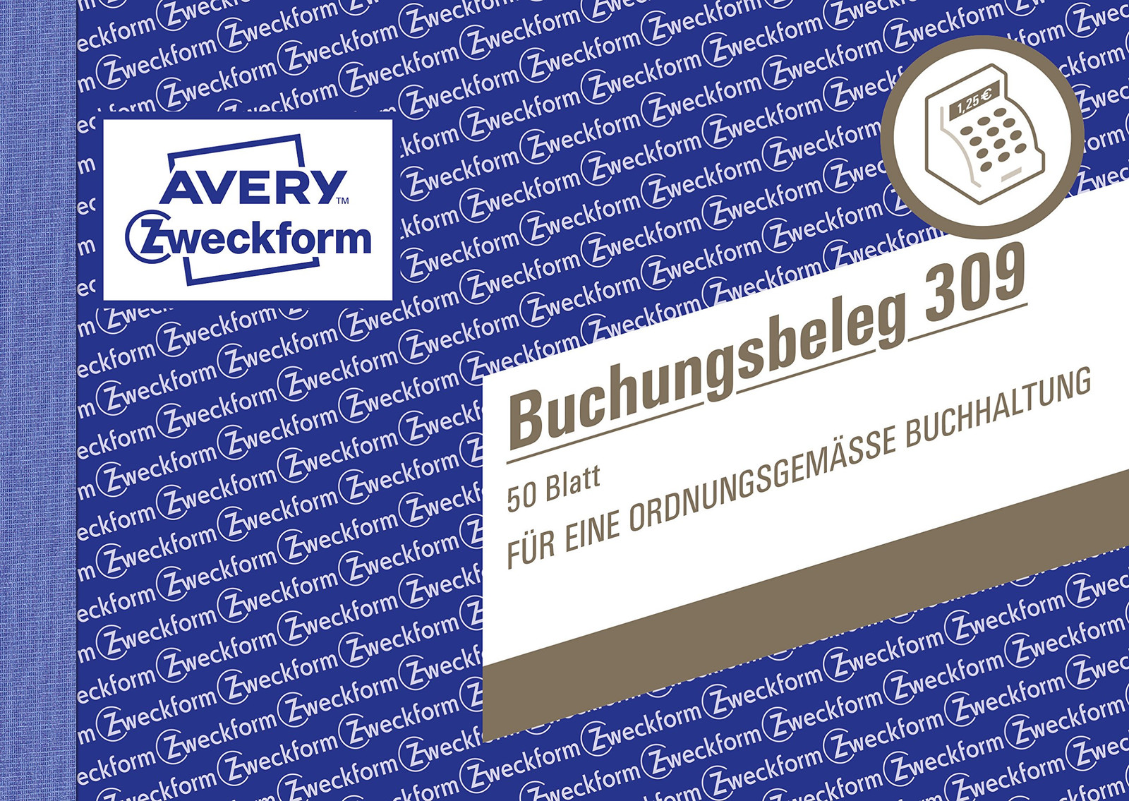 Avery-Zweckform 309 Voucher (A6 Landscape, microperforated, 50 Sheets) White