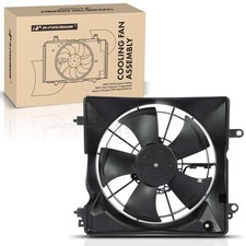 A-Premium Left Engine Radiator Cooling Fan Assembly Compatible with Select Honda