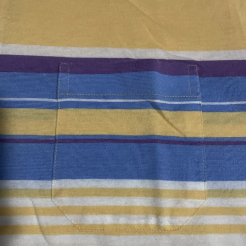 Vintage RHM Classic Men's Golf Polo Shirt Short Sleeve Green Striped Mens Size L - Picture 5 of 8