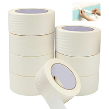 8 PCS Painting Tape, 50M X 50MM Self-Adhesive Painters Tape, Low Tack Masking Ta