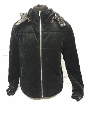 Maniere de Voir gefütterter Samtmantel schwarz Damengröße Medium Ref WB3
