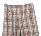 Veronica Beard Dova Cotton Blend Wide Leg Cropped Plaid Pants Women's Size 10 — photo 8