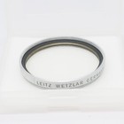 Leica 39mm Uva Silver Filter with Case Excellent Condition Japan