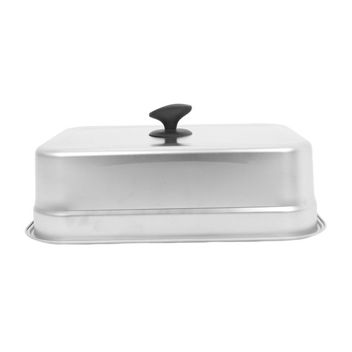 Basting Cover Melting Dome: Stainless Steel Rectangular Cheese Melt Lid for - Picture 6 of 12