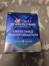 (3) Crest 3D Whitestrips 1 Week Transformation Levels 8 Whiter - Exp 05/27+  NEW