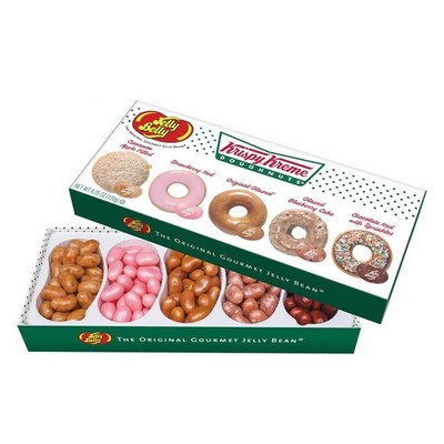4.25 oz Kosher Krispy Kreme Jelly Beans in a Vibrant Gift Box - 5 Flavors