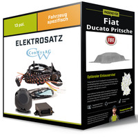 Elektrosatz 13-Pol Spezifisch für Fiat Ducato Pritsche 02.2011-06.2024 Inkl. EBA