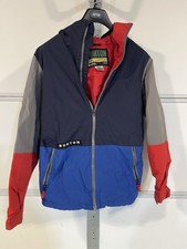      Burton Dryride Men S Jacket Waterproof Hooded Zip Snowboarding Snow Skirt