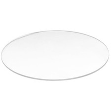 2X(Transparent 3mm thick  Acrylic round Disc Diámetro:60mm L2V5)6882