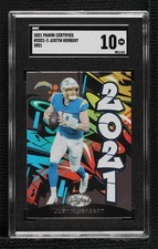 2021 Certified 2021 Justin Herbert #2021-2 SGC 10 GEM 0t6y