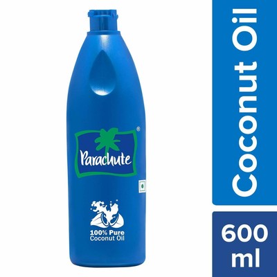 Parachute 100 % Pure Coconut Oil 600 ml Bottle