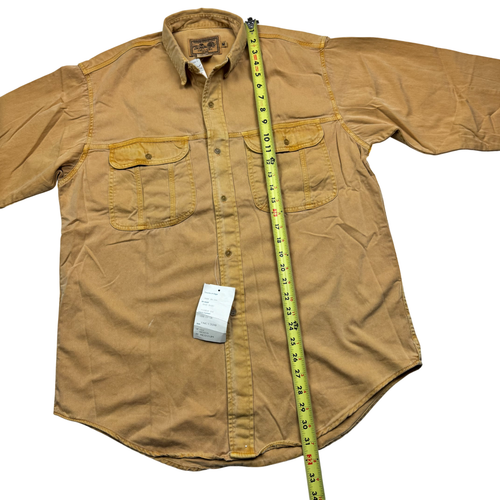 Camicia da lavoro vintage anni 90 Calvin Klein uomo taglia M Chambray colletto bottoni USA - Foto 8 di 13