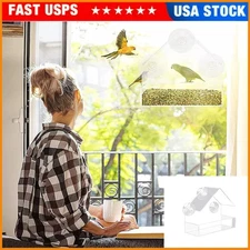 Window Bird Feeders with Strong Suction Cups Wild Bird Feeder Bird Watching US