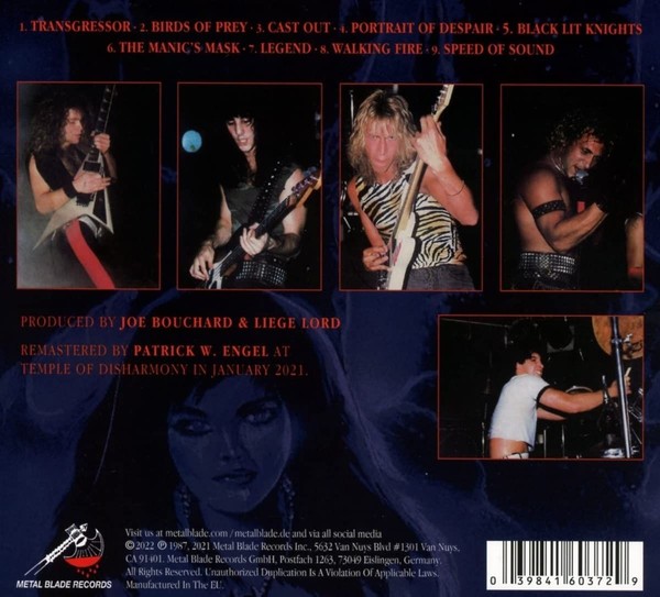 Audio Cd - Liege Lord - Burn To My Touch - Metal Blade Records -D- Neu-image