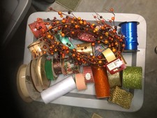 LARGE RIBBON LOT - VARIETY OF COLORS, TEXTURES And More  