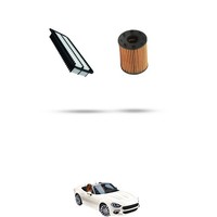 Hoffcar Set Service - 2 Filter FüR Fiat 124 Spider 1.4 103Kw Von 2016