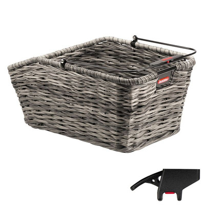 KLICKFIX Braided basket + clip STRUCTURA GT 44x24x20 18 L