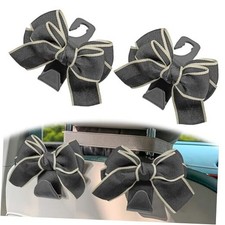 2PC Car Seat Hook,Car Hooks for Purses and Bags,Universal Vehicle Rear black