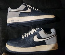 Nike Air Force 1 A02439-400 Size 8.5 Obsidian White Mist Blue Grey AO2439-400