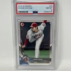 2018 BOWMAN #49 SHOHEI OHTANI ROOKIE CARD RC PSA 8 PITCHING