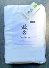 Cariloha Classic Sheet Set King - Flat, Fitted, 2 Pillows - 100% Viscose Bamboo