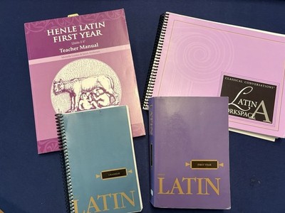 Henle Latin First Year  Challenge A Classical Conversations Lot Of 4 Books