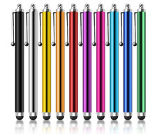 10x Stylus Touch Screen Pens Universal Mobile Device Fine Point Rubber Pencil