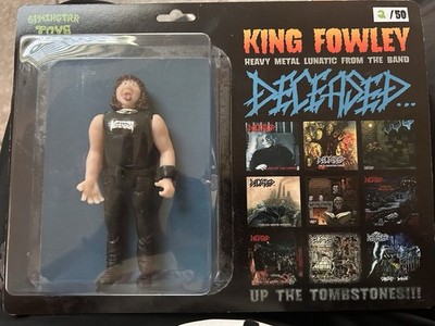 King Fowley of Deceased / October 31 Action Figure VERY RARE! #2/50 Heavy metal