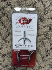 New in Package B3 Archery 2 Blade Exoskeletal Broadhead 2" 100 grain