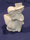 Vintage Shawnee Pottery Boy And Girl Dancing White Porcelain Planter