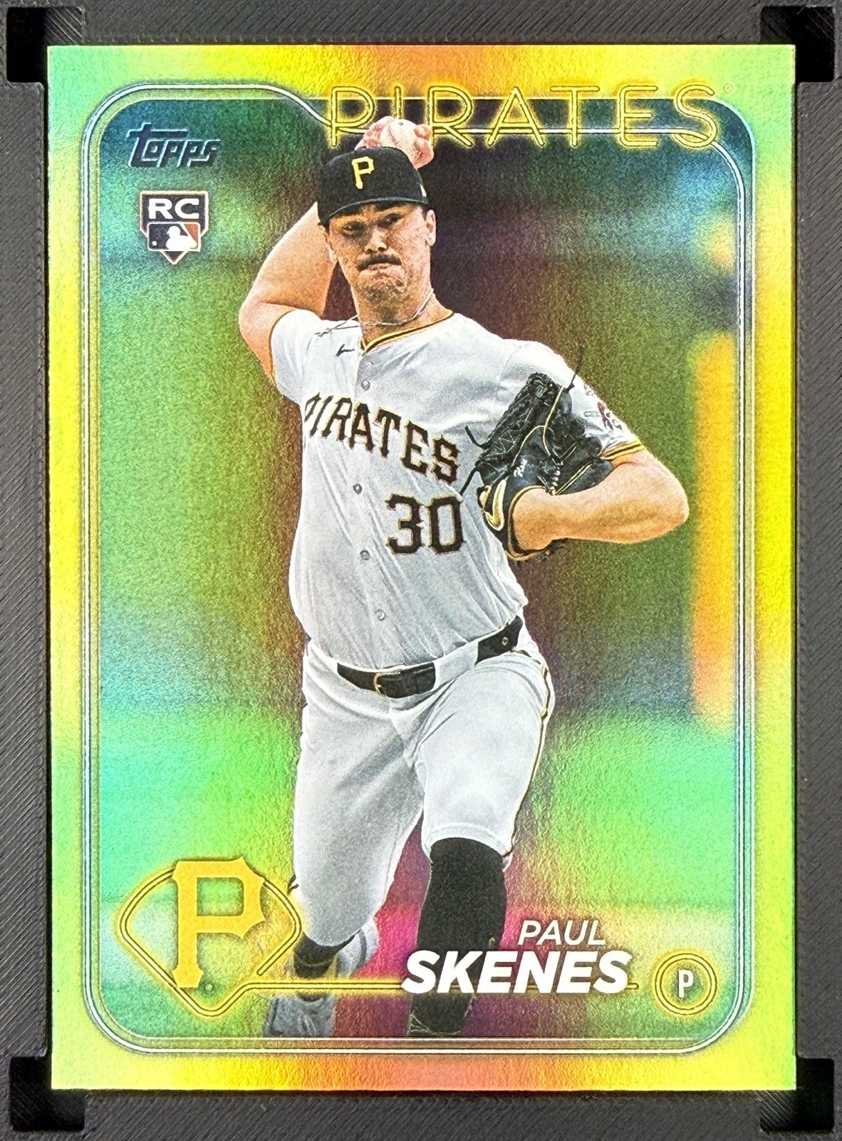 2024 Topps Update Series Paul Skenes Rookie Gold Rainbow #US100 Pirates RC