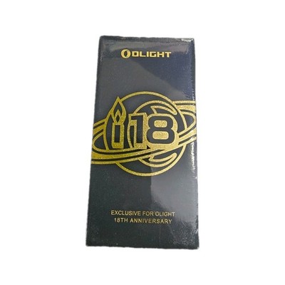 [BNIB] Olight i18 Exclusive 18th Anniversary Brass Collectible Flashlight