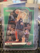 Panini 2024-25 Prizm Yao Ming #284 Green Prizm Legends Houston Rockets