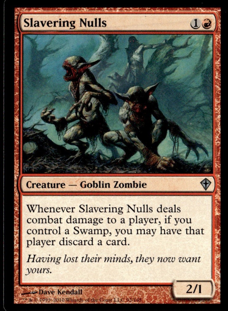 2010 Worldwake Slavering Nulls Expansion/Uncommon #92