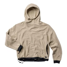 Mountain Hardwear Summit Grid Big Grid Hoody Women's Sweatshirt, Fossil, Large