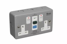 RCD 2 Gang RCD Sockets - Passive