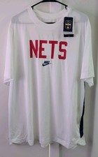 NEW Brooklyn Nets Nike Hardwood Classics Men's Pregame Warmup Shirt XLT (TALL)