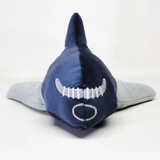 Trend Lab Airplane Plush Plane Jet Blue Gray Stuffed Embroidered Toy Lovey 10"